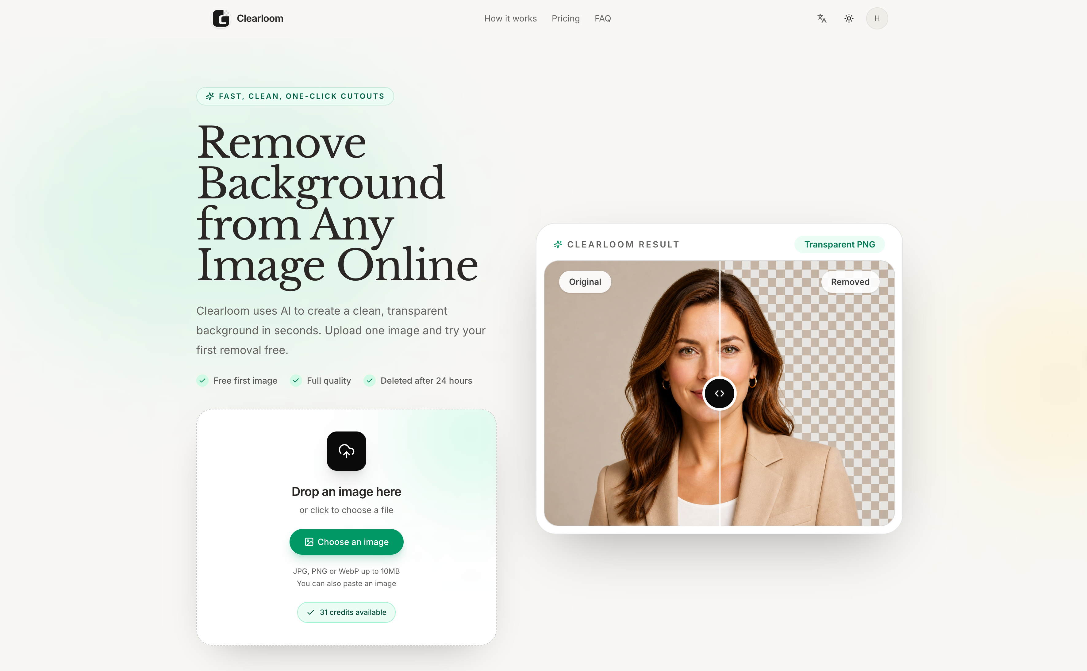 Clearloom screenshot