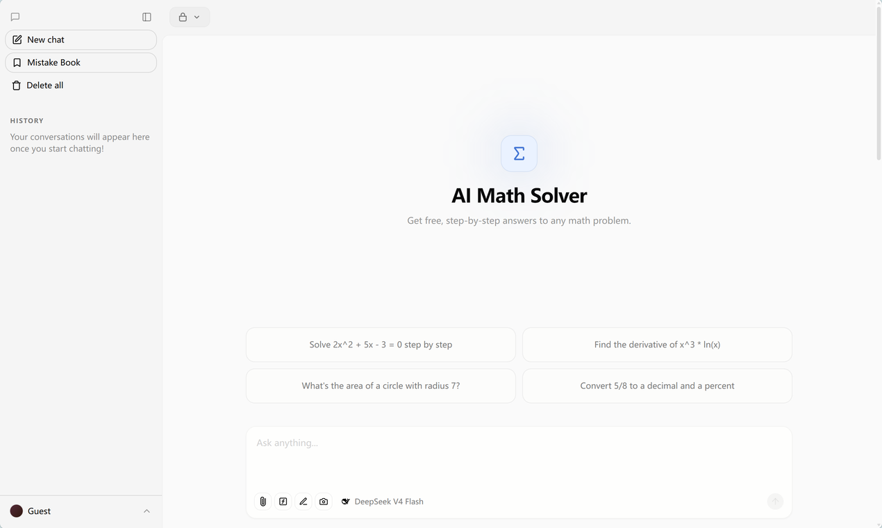 AI Math Solver screenshot