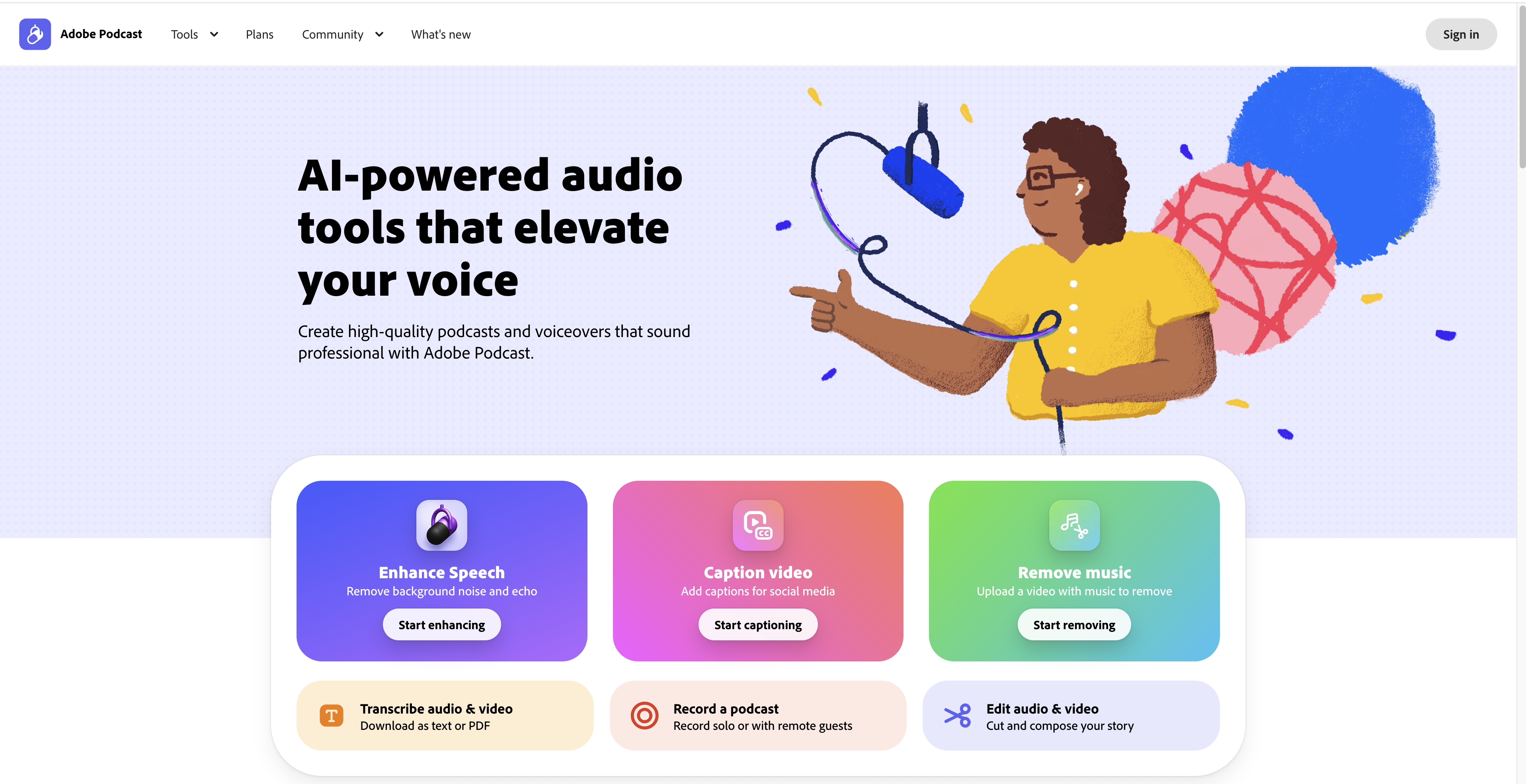 Adobe Podcast