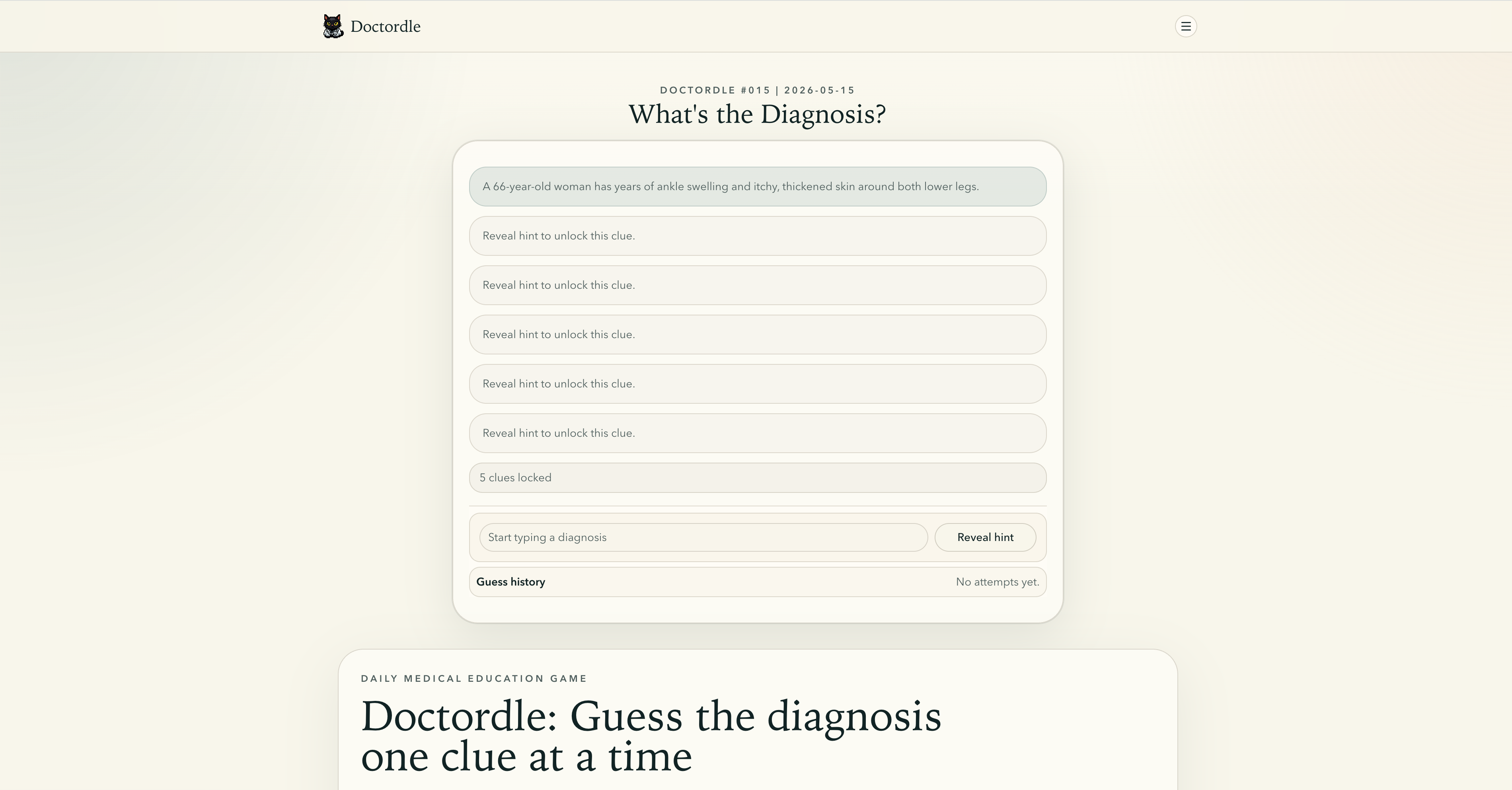 Doctordle