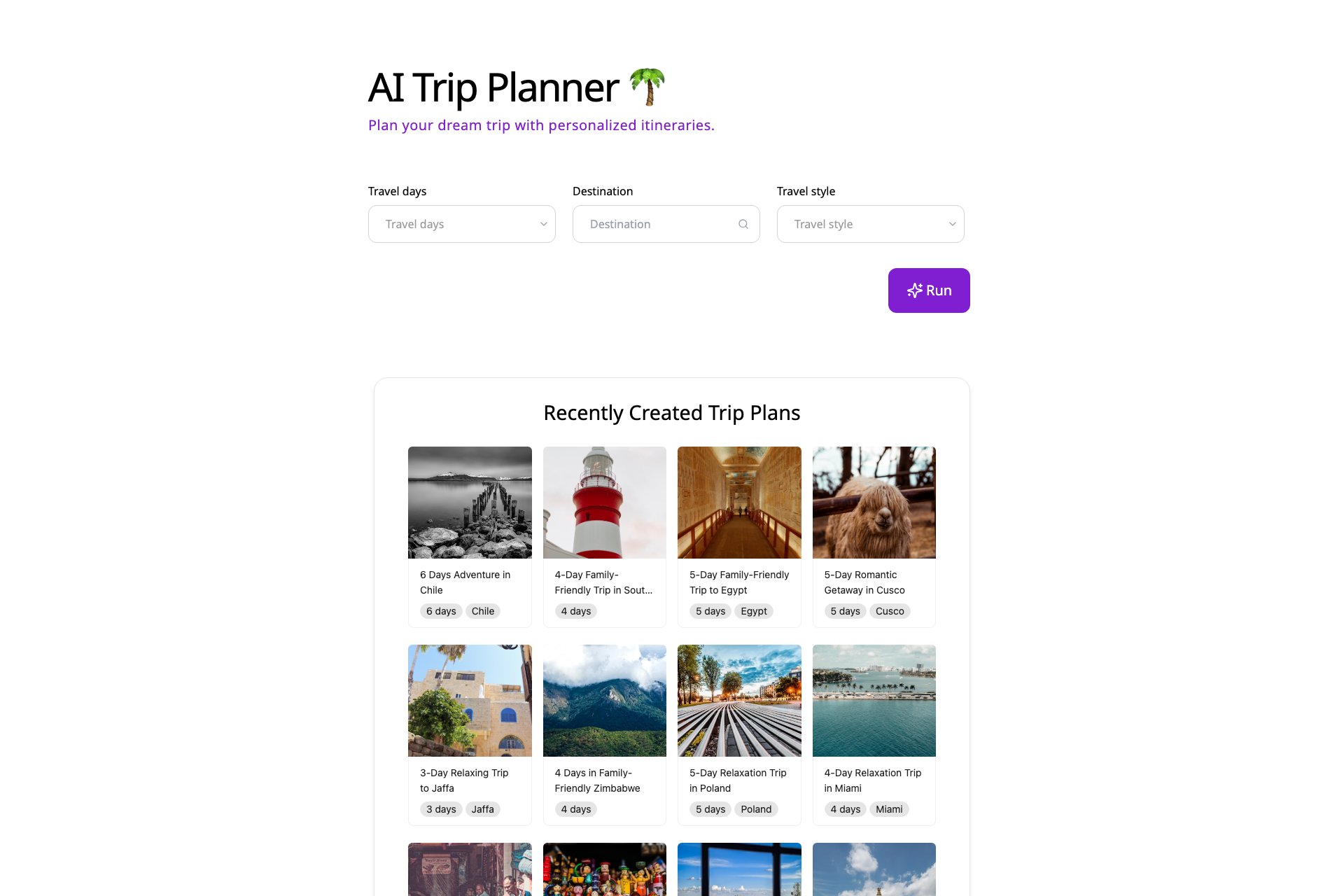 AI Trip Planner