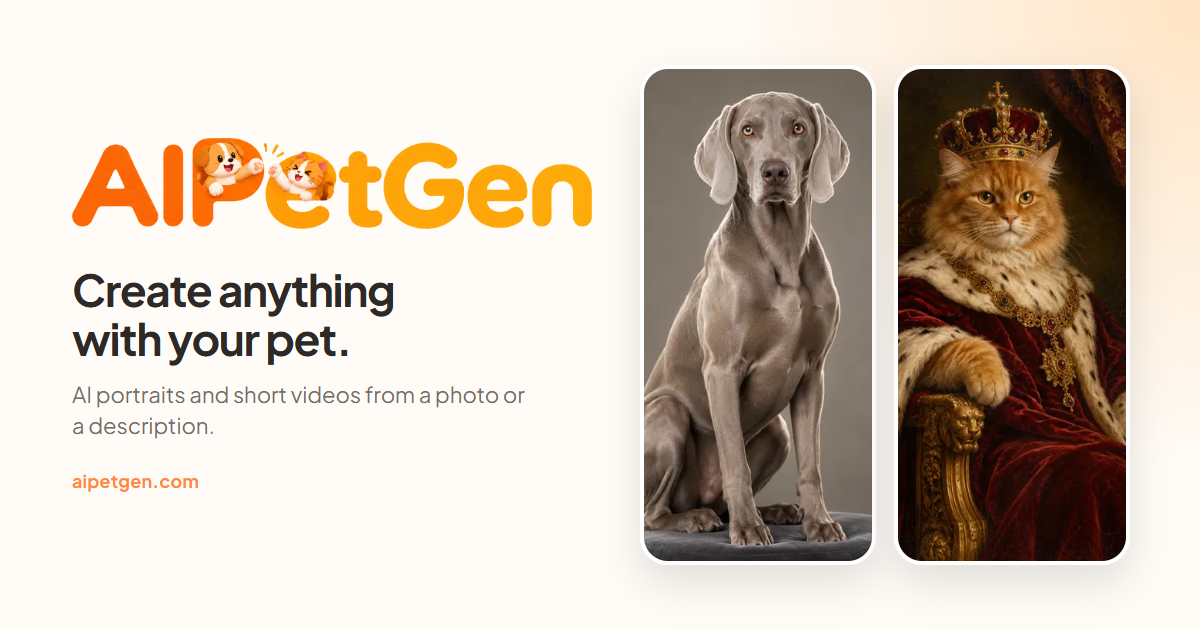 AIPetGen screenshot