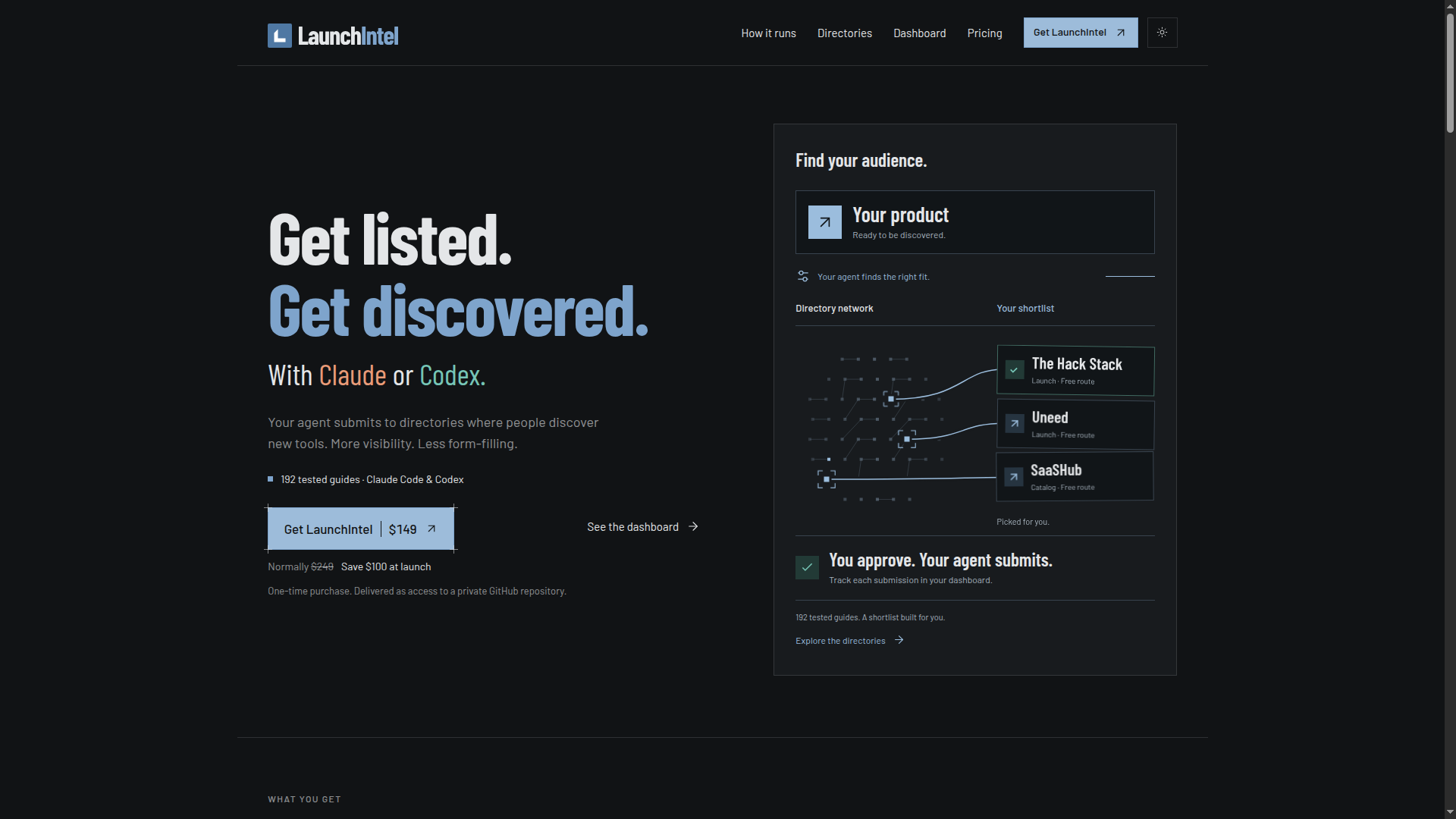 LaunchIntel screenshot