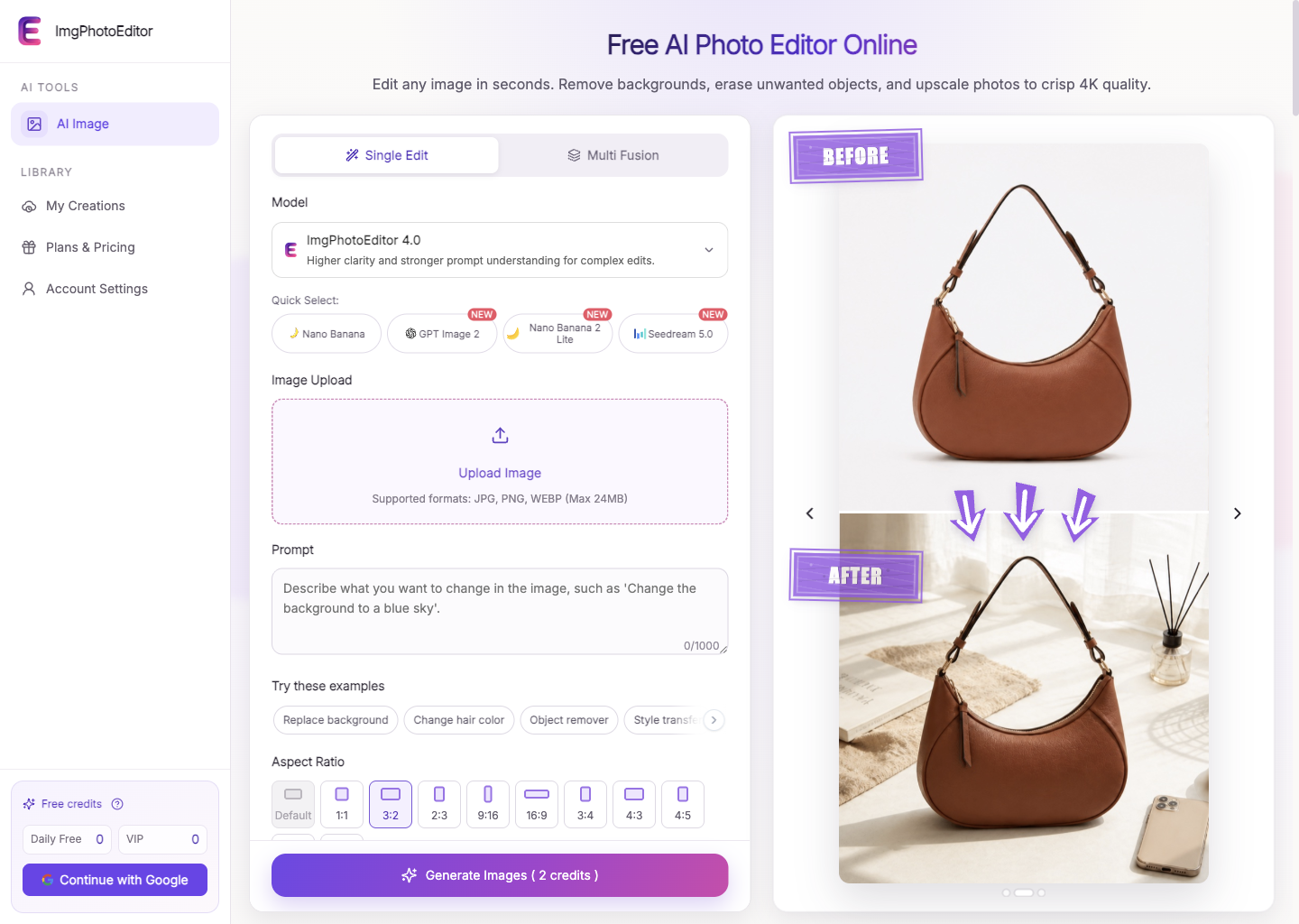 AI Photo Editor screenshot