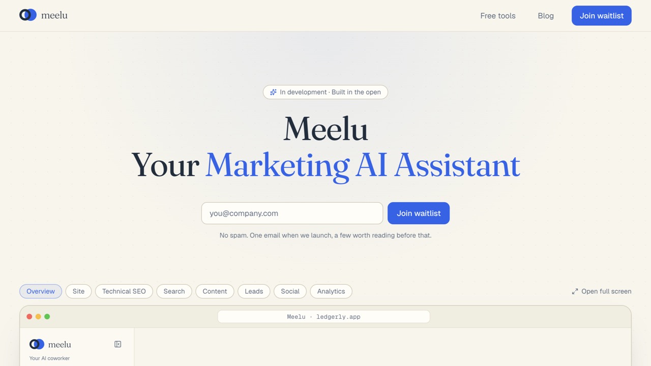 Meelu screenshot