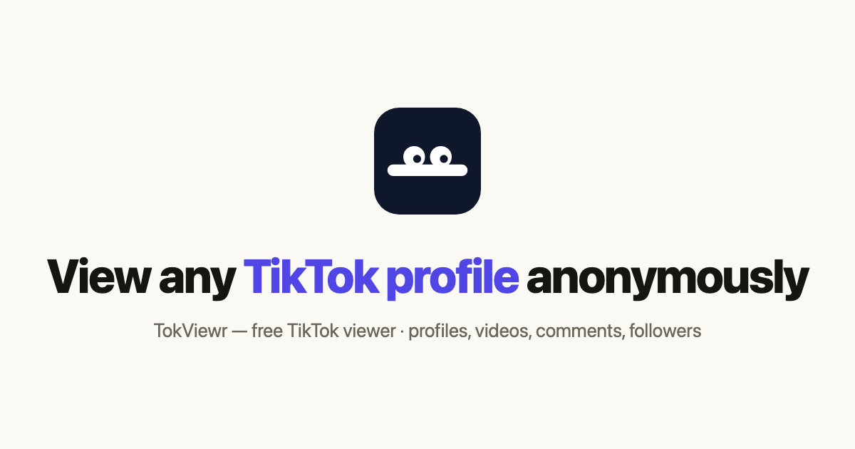 TokViewr screenshot