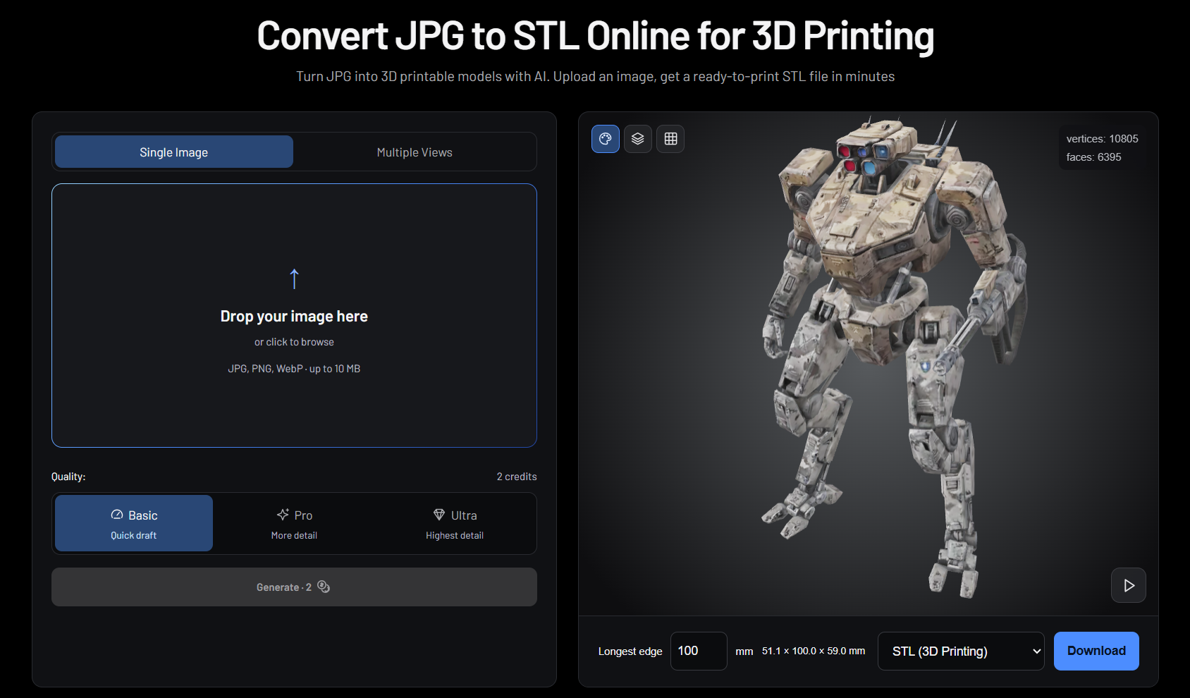 pictostl screenshot