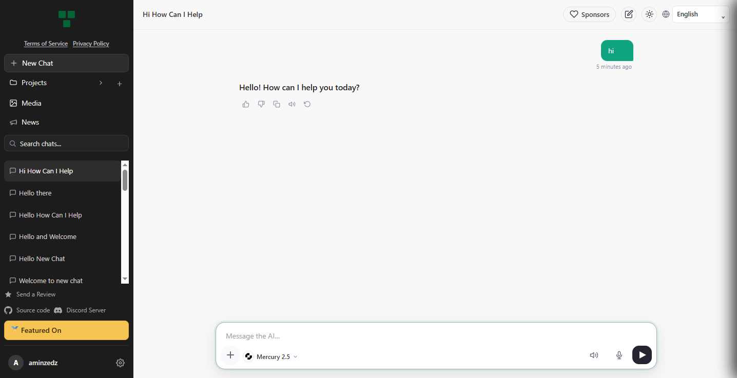 Ptero screenshot