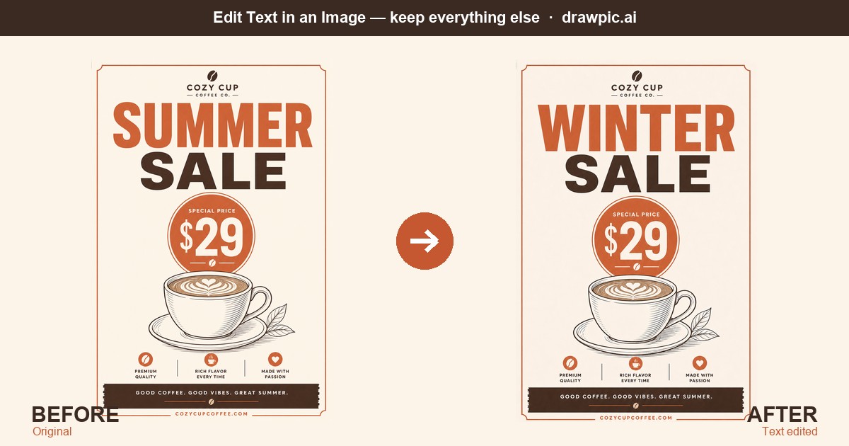 DrawPic Edit Text in Image screenshot