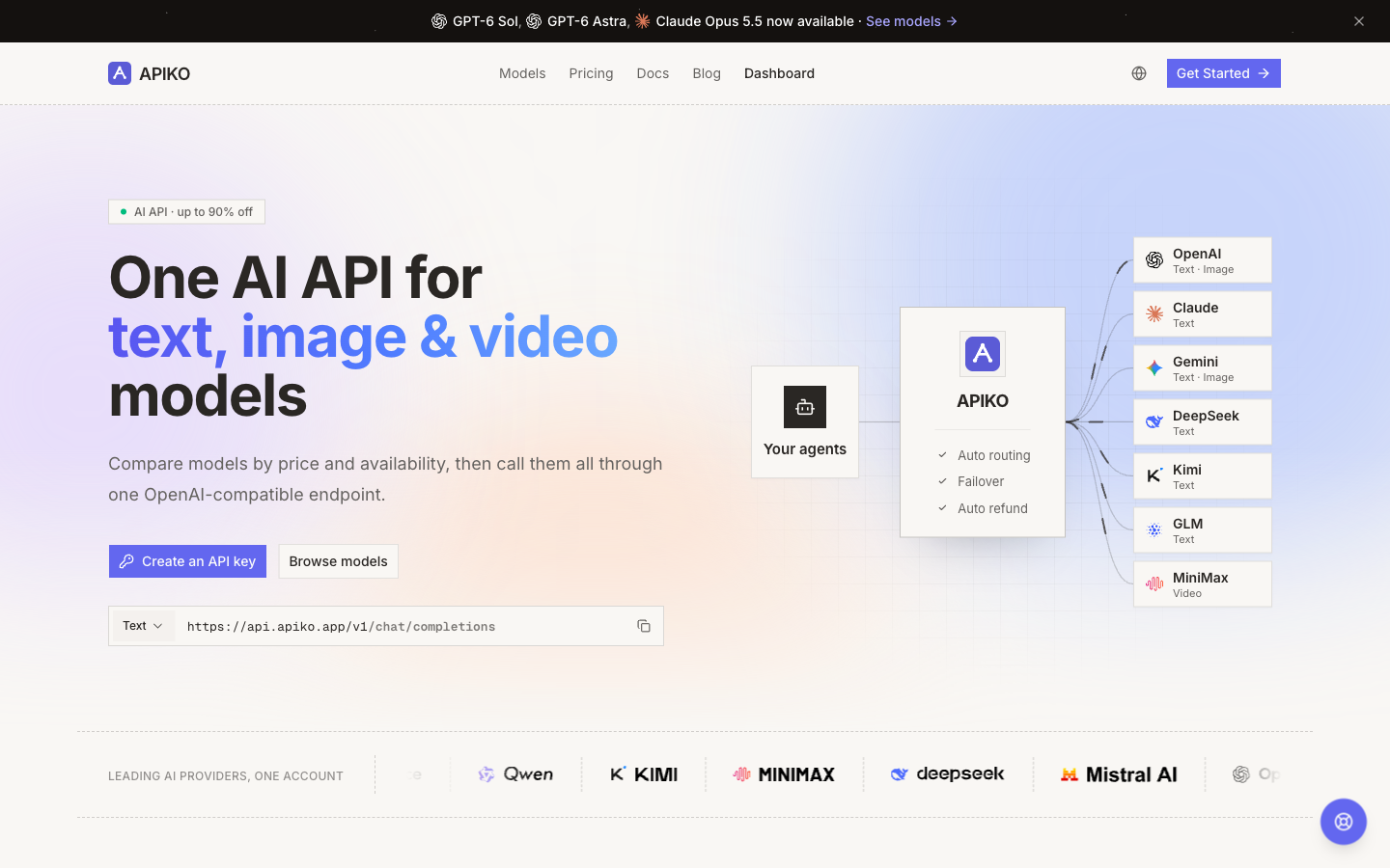 APIKO AI API screenshot