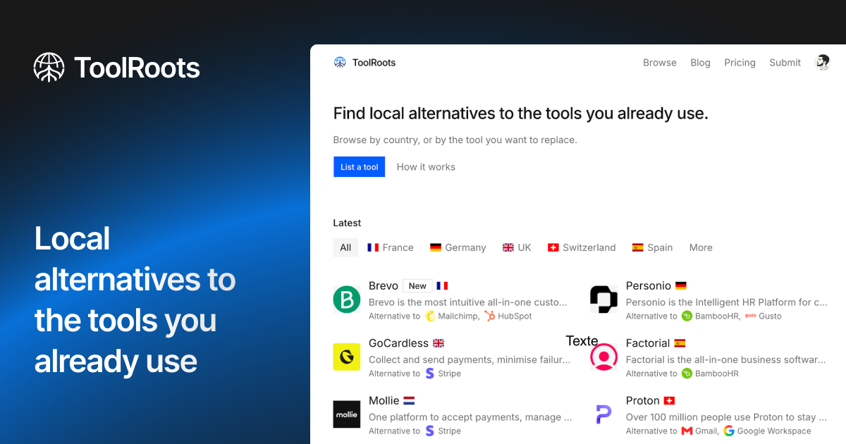 ToolRoots screenshot