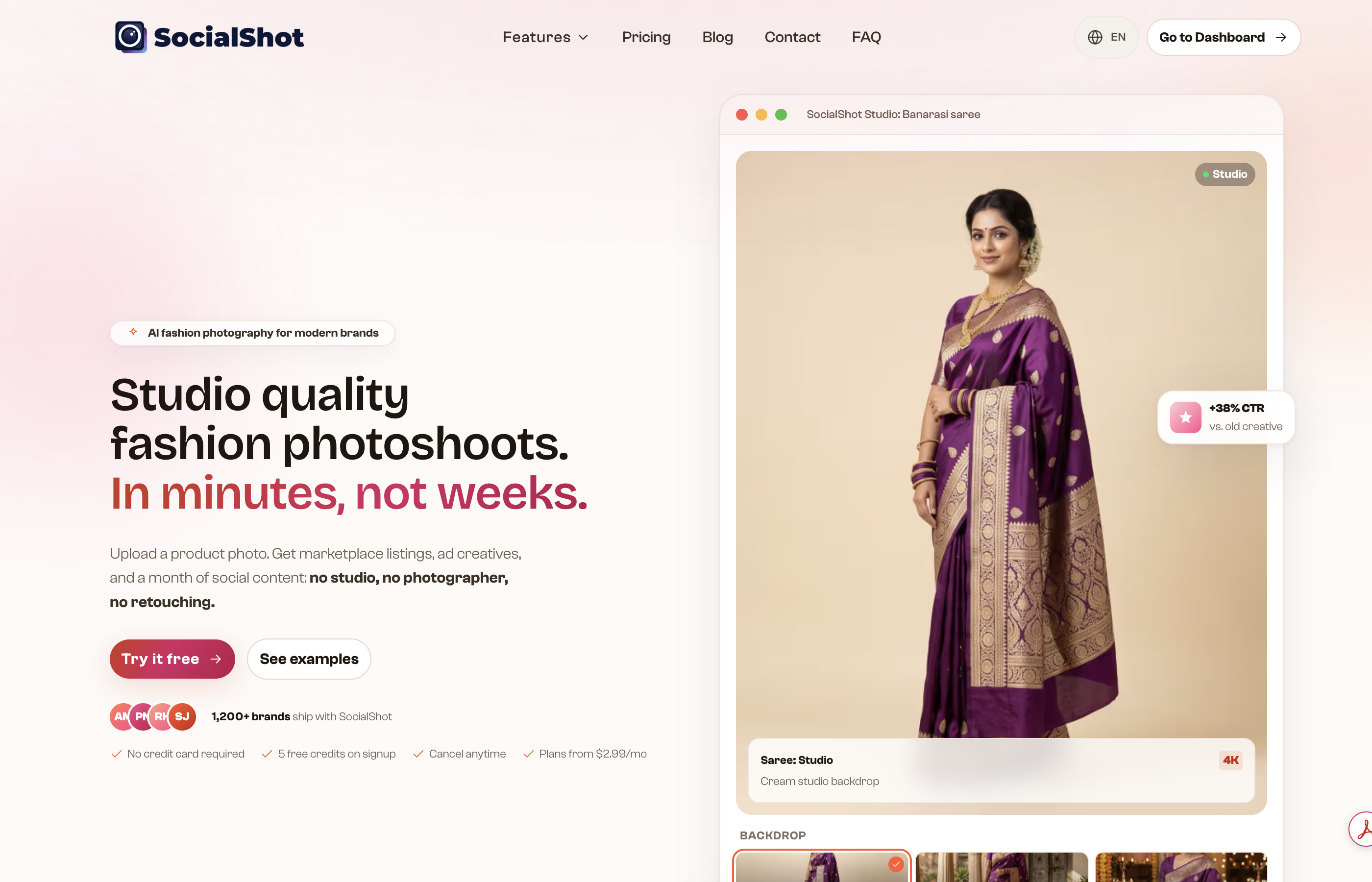 SocialShot AI screenshot