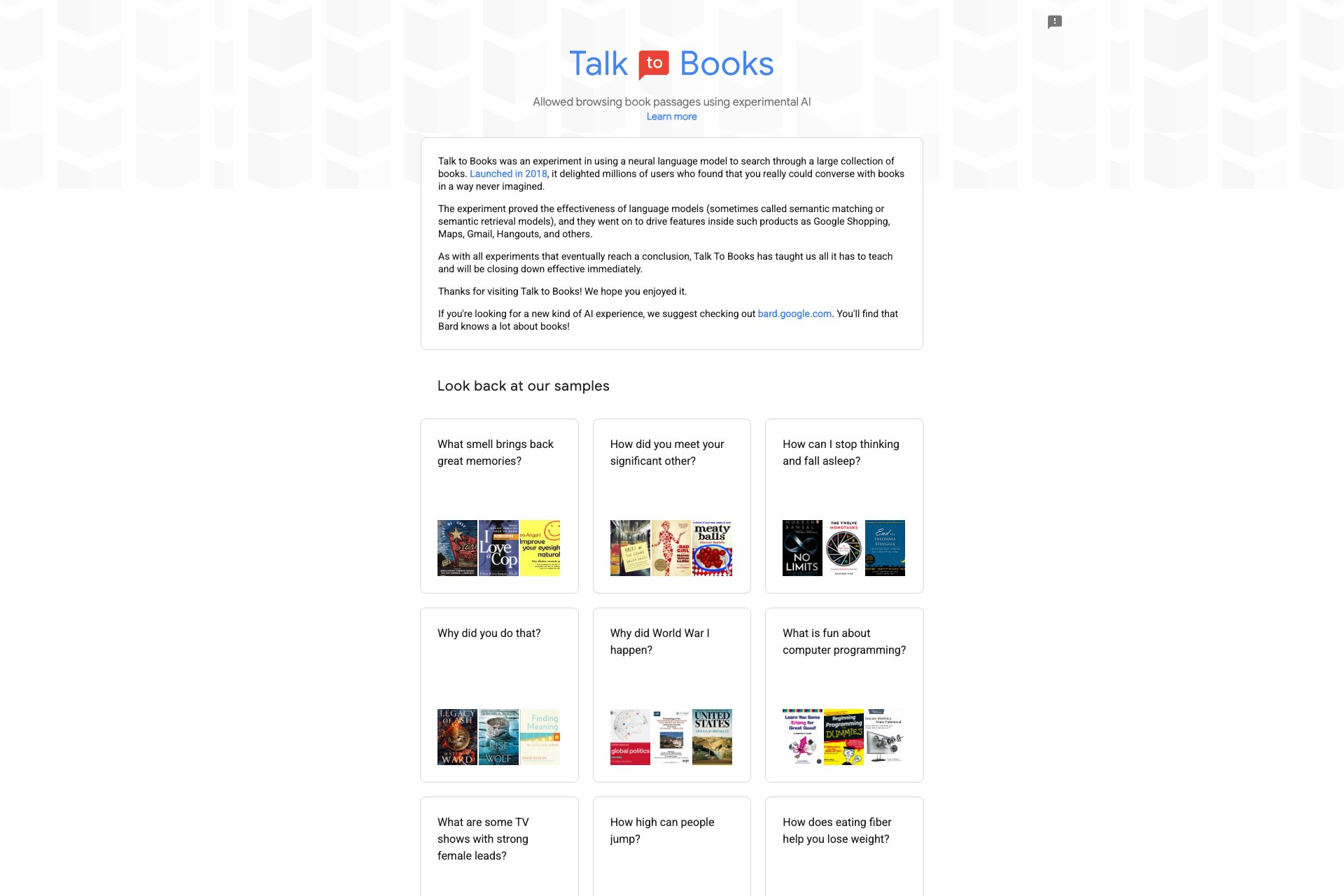 Talk To Books