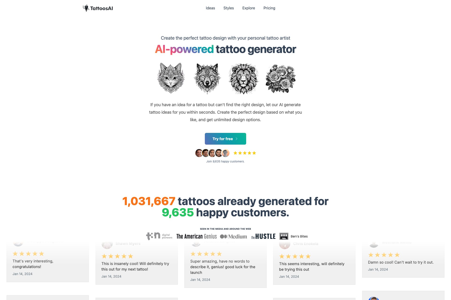 Tattoos AI