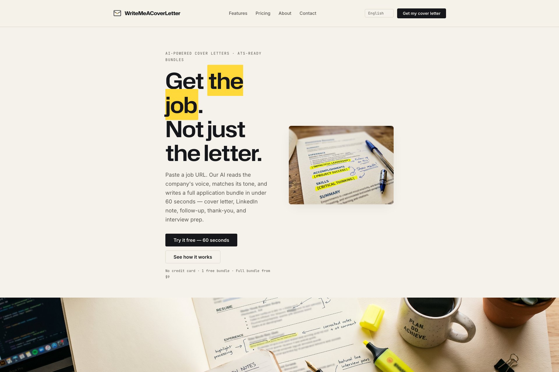 Write Me A Cover Letter